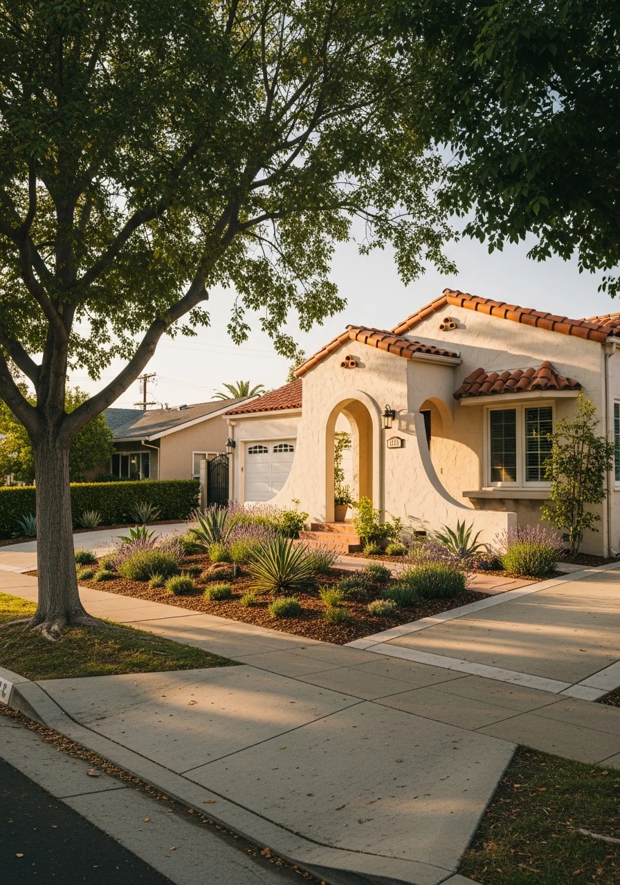 Typical San Fernando Valley home exterior with landscaping and suburban residential character.